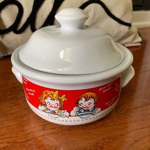 Campbell Soup Dish with Lid
